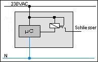 Zeitrelais 230VAC Schaltbild