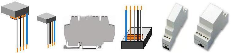 Zeitrelais DC Bauformen
